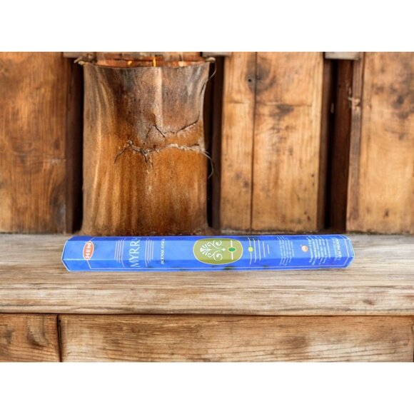 HEM Myrrh Incense Sticks 20 Sticks For Meditation & Aromatherapy - Picture 1 of 7